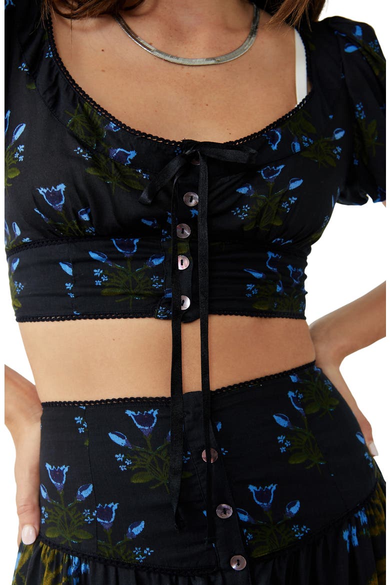 Easy to Love Floral Two-Piece Maxi Dress, Alternate, color, BLACK COMBO