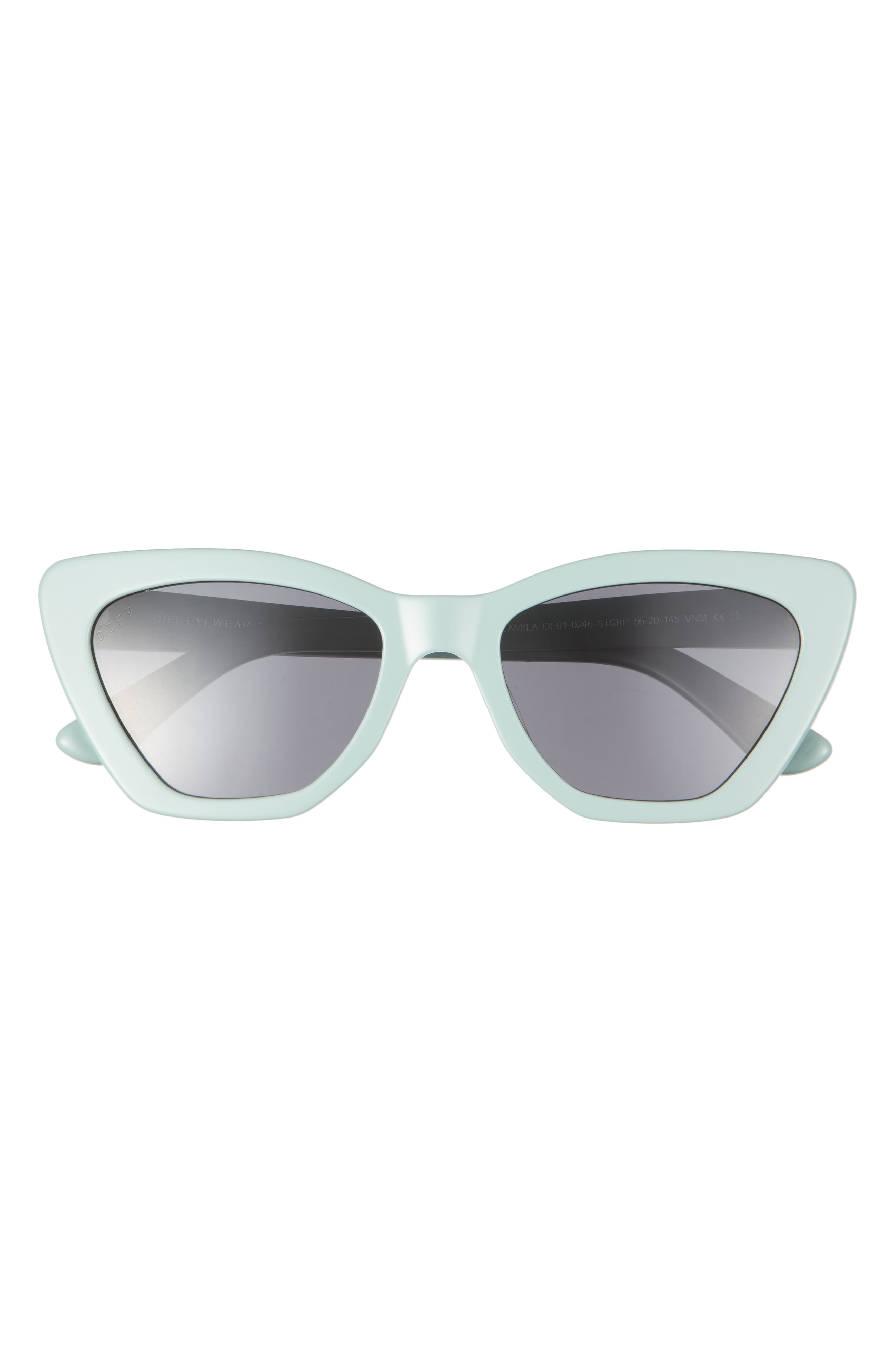 DIFF Camila 55mm Gradient Square Sunglasses