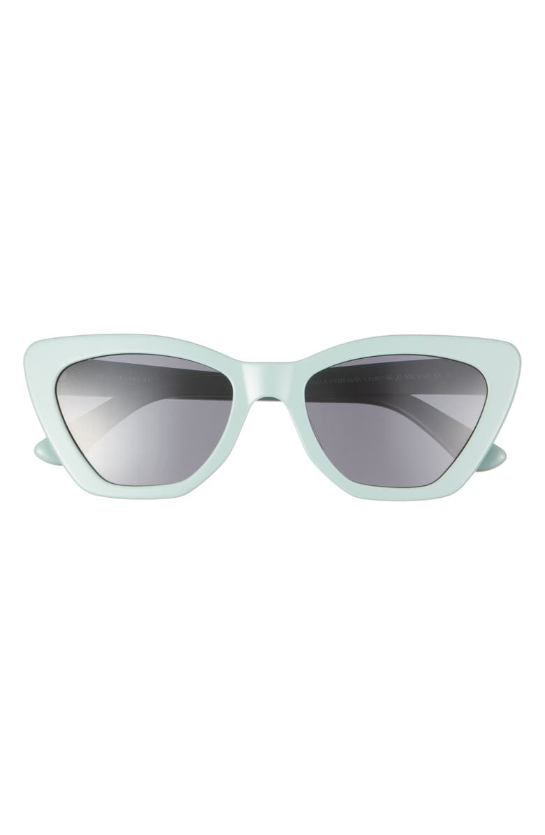 DIFF Camila 55mm Gradient Square Sunglasses, Main, color, Grey