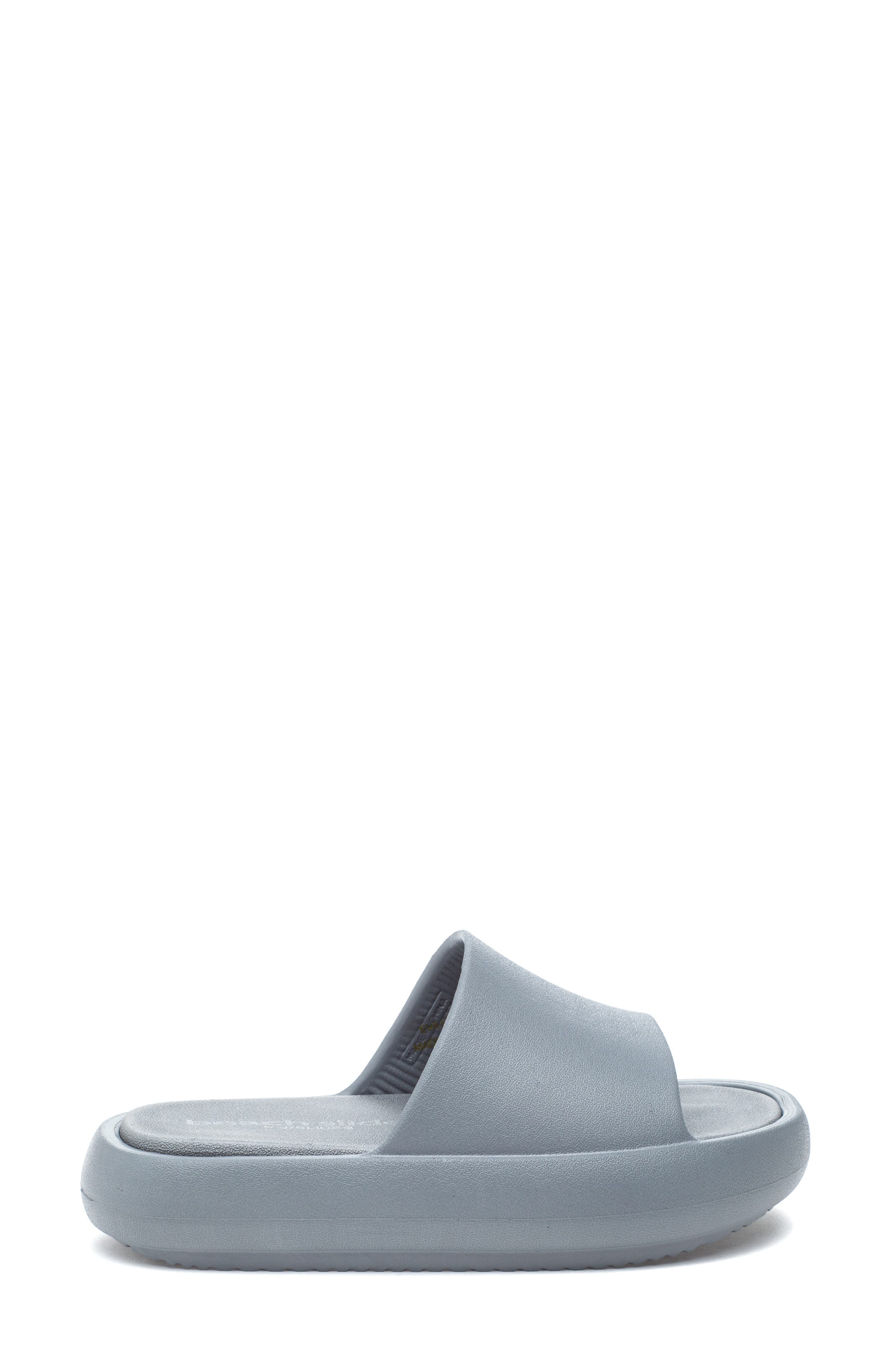 BEACH SLIDES Squish Slide Sandal, Alternate, color, GREY EVA