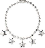 VIDAKUSH Bubble Five Star Ball Chain Necklace