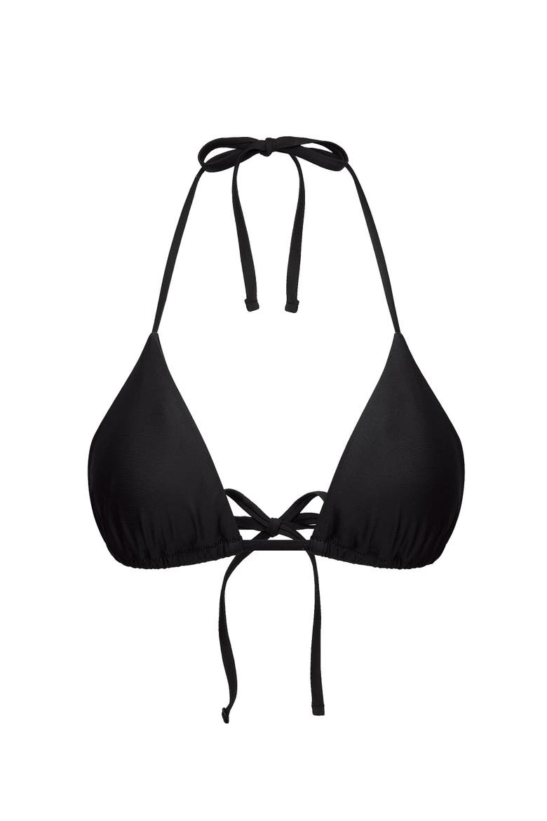 Tenny Swimwear Bikini Top, Alternate, color, Black