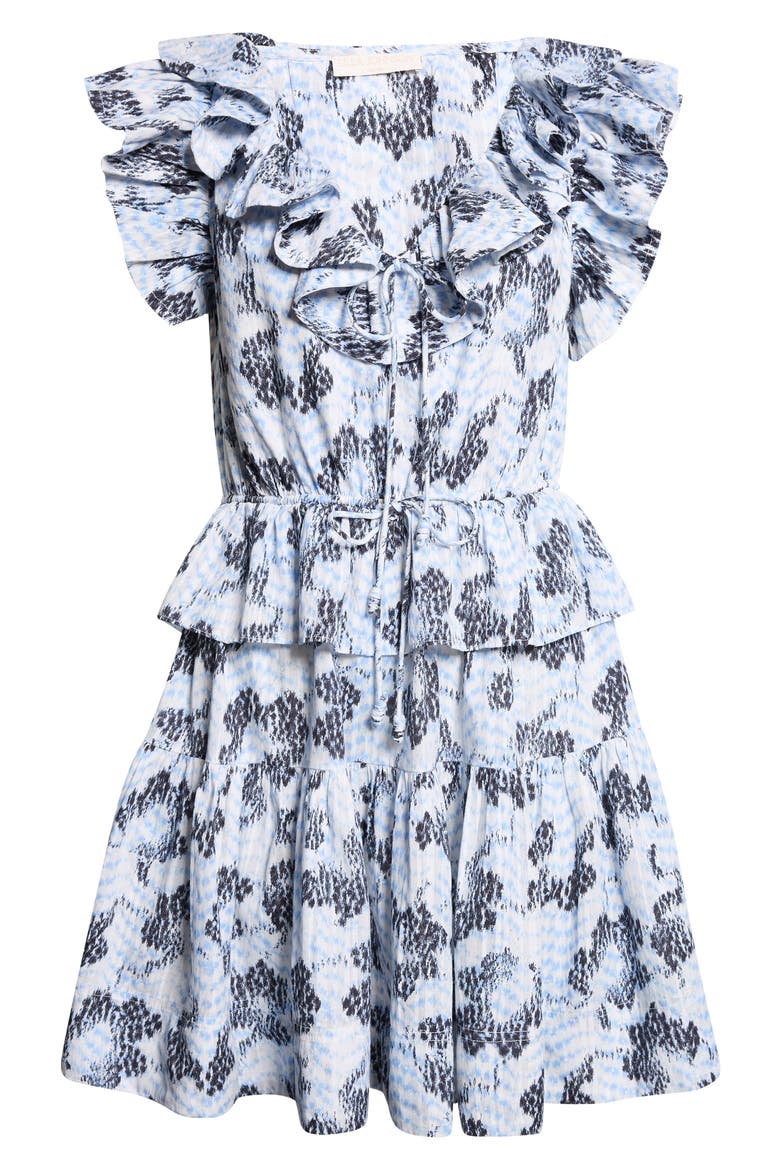 Celie Abstract Print Minidress, Alternate, color, CIEL