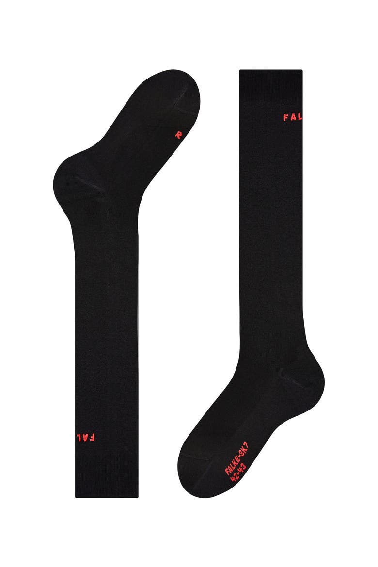 SK7 Race Ski Socks, Alternate, color, Core Black