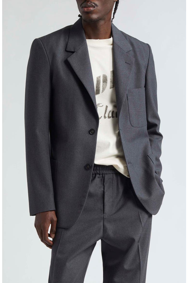 Journey Virgin Wool Sport Coat, Main, color, ANTRACITE/ MELANGE