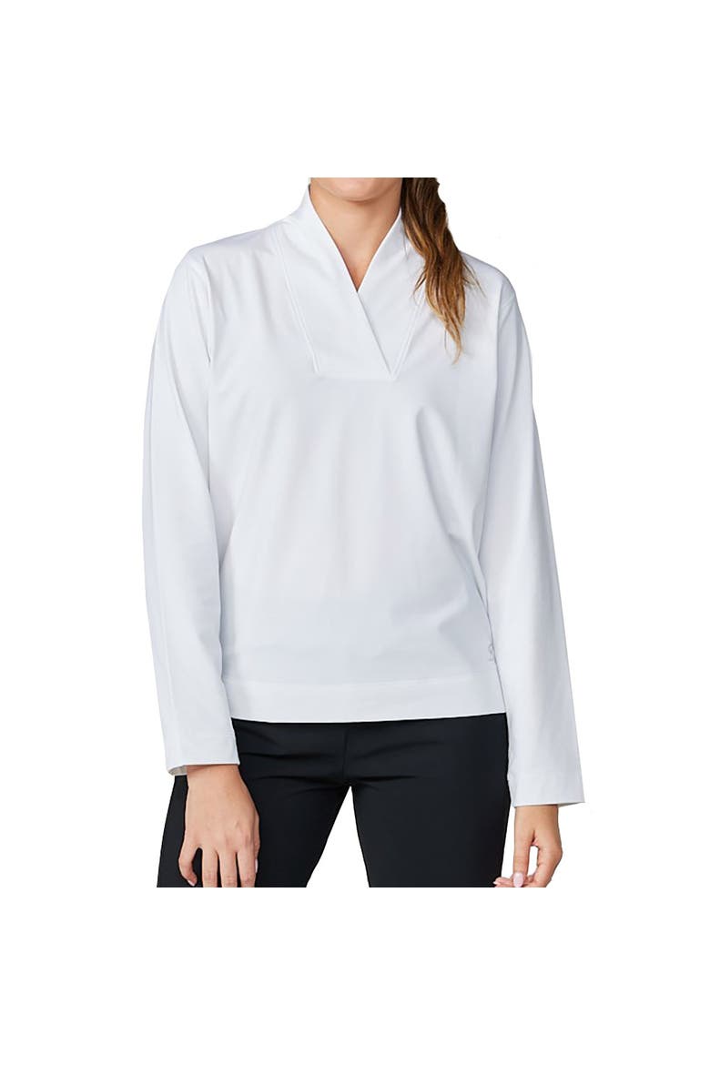 Staples Womens Golf Pullover, Main, color, White