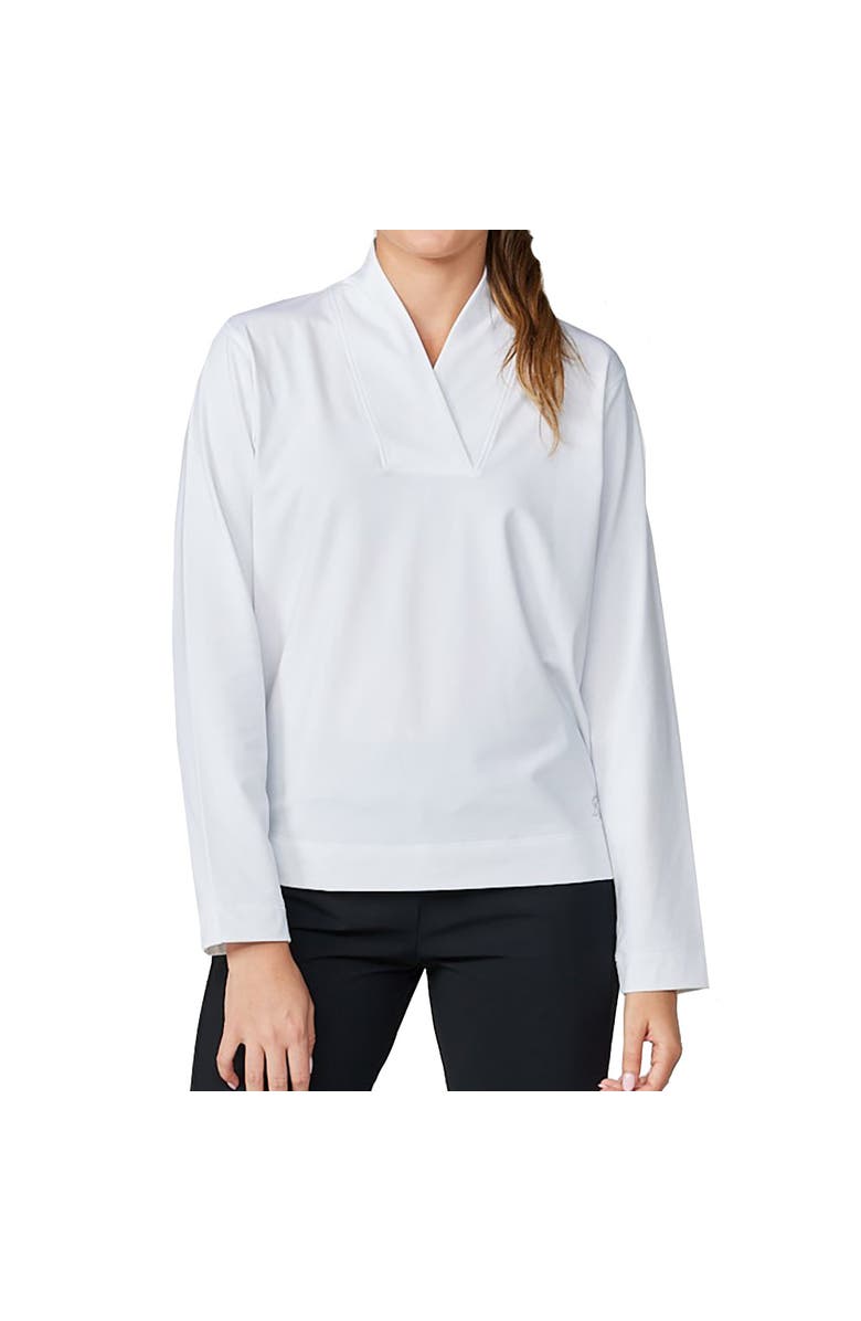 Sofibella Staples Womens Golf Pullover, Main, color, White