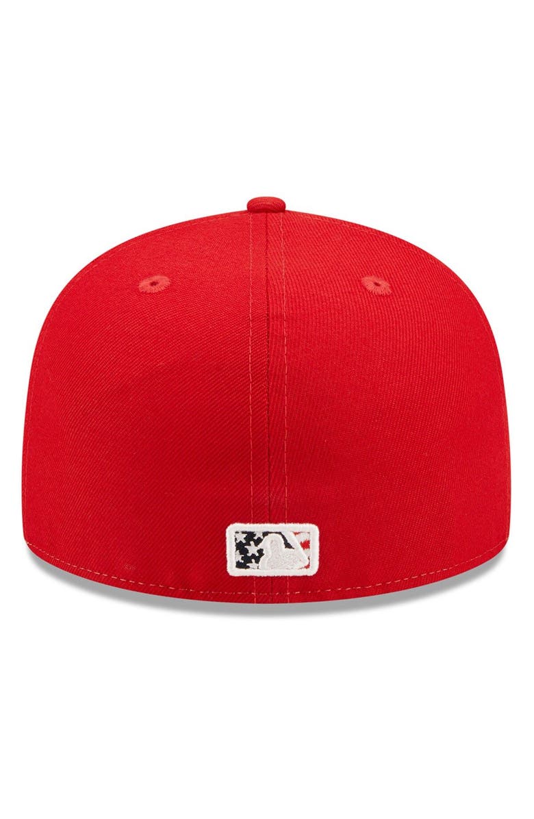 New Era Men's New Era Red Chicago White Sox 2022 4th of July On-Field 59FIFTY Fitted Hat, Alternate, color, Red