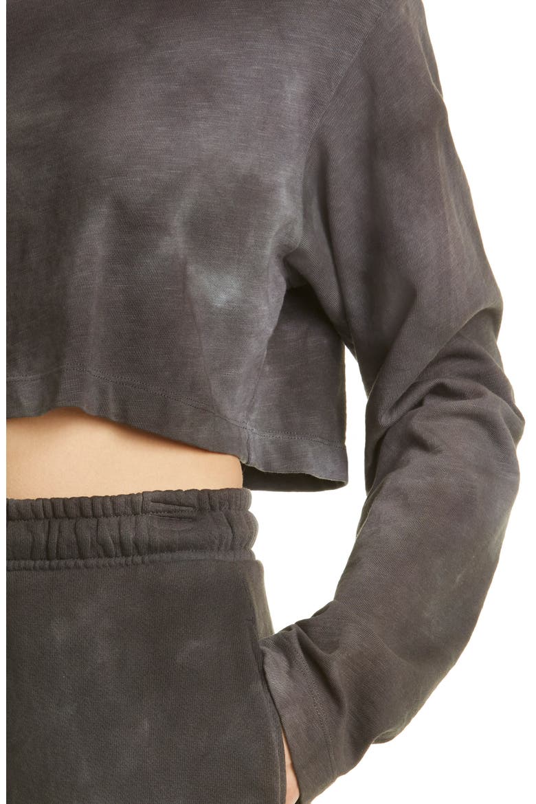 Tokyo Tie Dye Crop Tee, Alternate, color, SHADOW HAZE