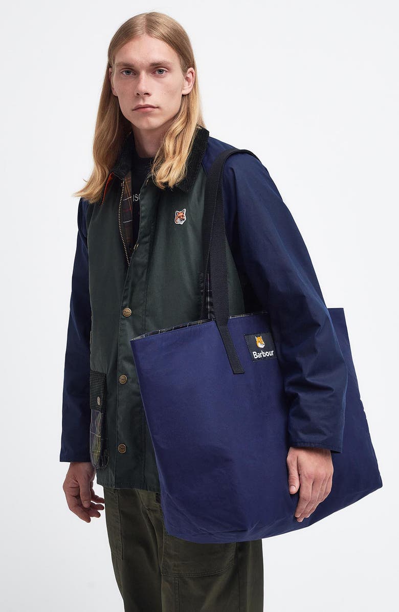 Barbour x Maison Kitsuné Reversible Tote Bag | Nordstromrack Barbour x Maison Kitsuné Reversible Tote Bag | Nordstromrack