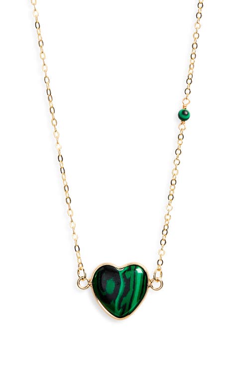 Stone Heat Pendant Necklace