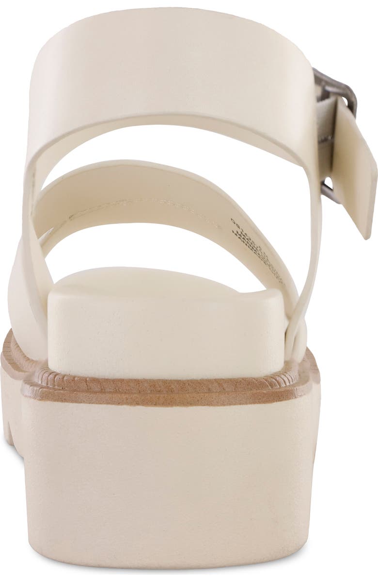 MIA Jovie Ankle Strap Platform Wedge Sandal, Alternate, color, Bone Burni