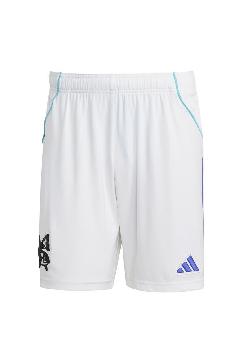 Men's adidas White Seattle Sounders FC 2025 Archive Collection Authentic Shorts, Main, color, White