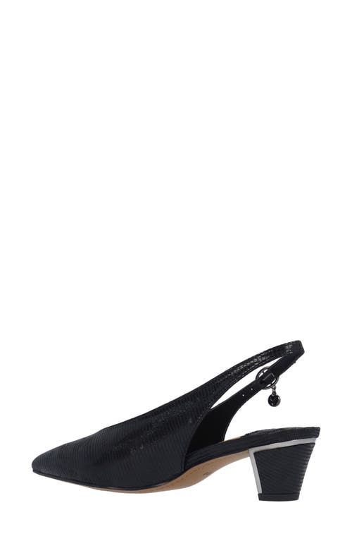 J. Reneé Darra Slingback Pointed Toe Pump In Black