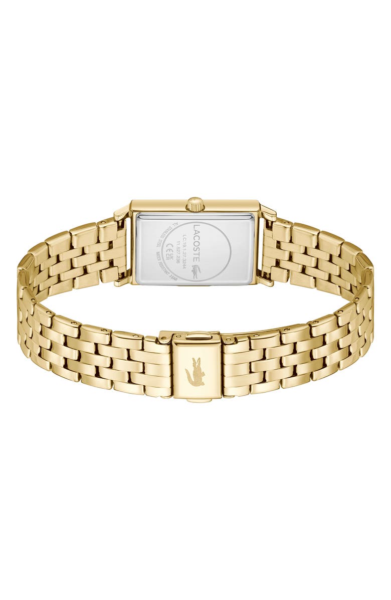 Lacoste Catherine Bracelet Watch, 28.3mm x 20.7mm, Alternate, color, Silver/ Gold