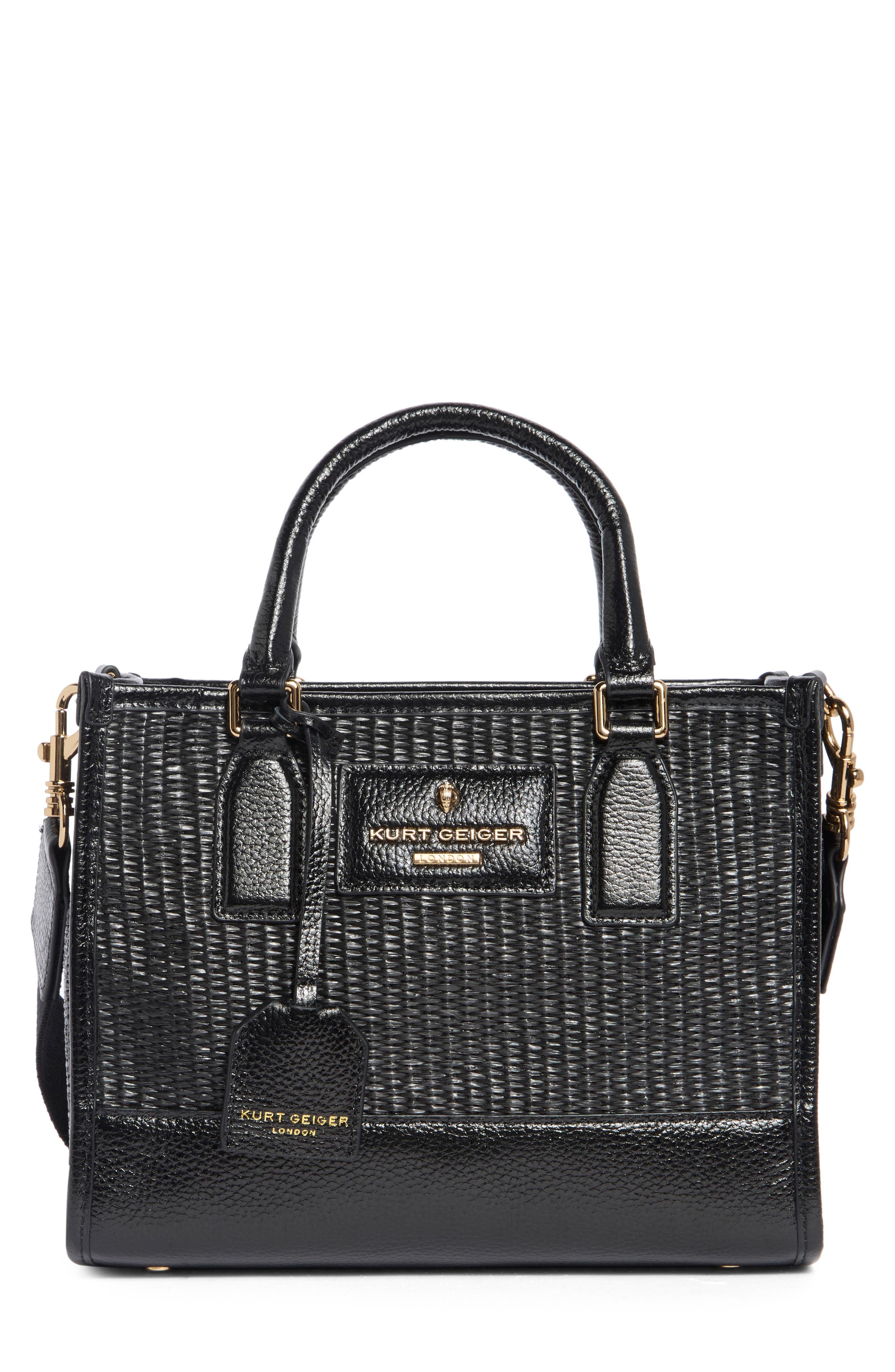 Kurt Geiger London Small Chiswick Raffia Tote