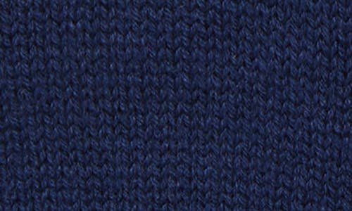 Ugg ® Leather Patch Knit Gloves In Blue