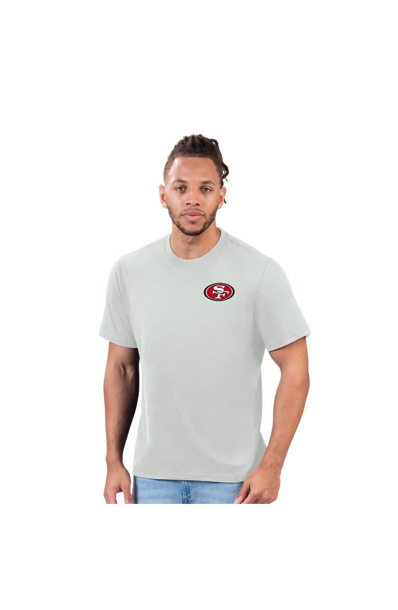 Margaritaville Men's Margaritaville Gray San Francisco 49ers Flip Flop T-Shirt, Alternate, color, Gray