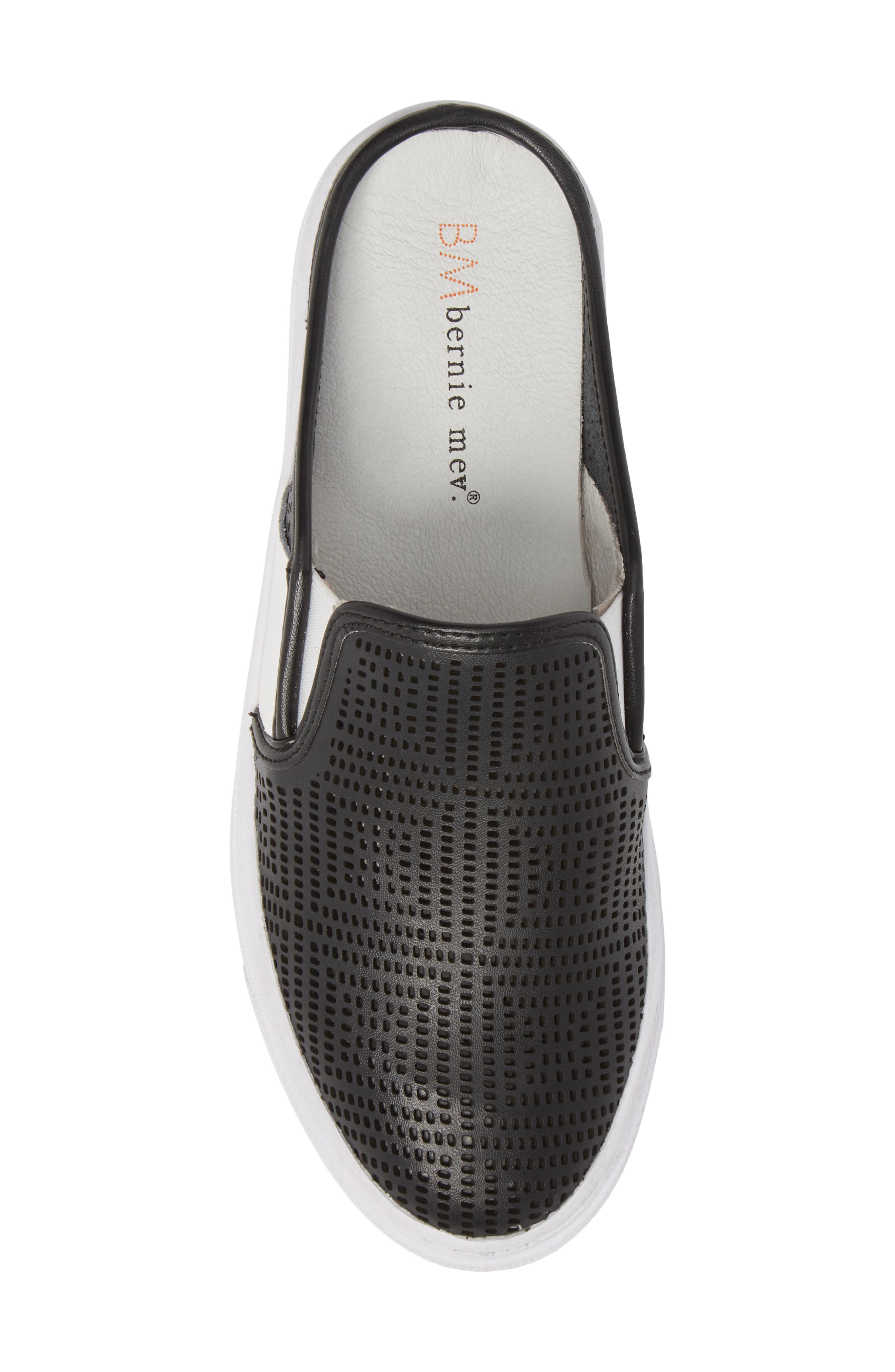 bernie mev. Perforated Backless Sneaker, Alternate, color, 