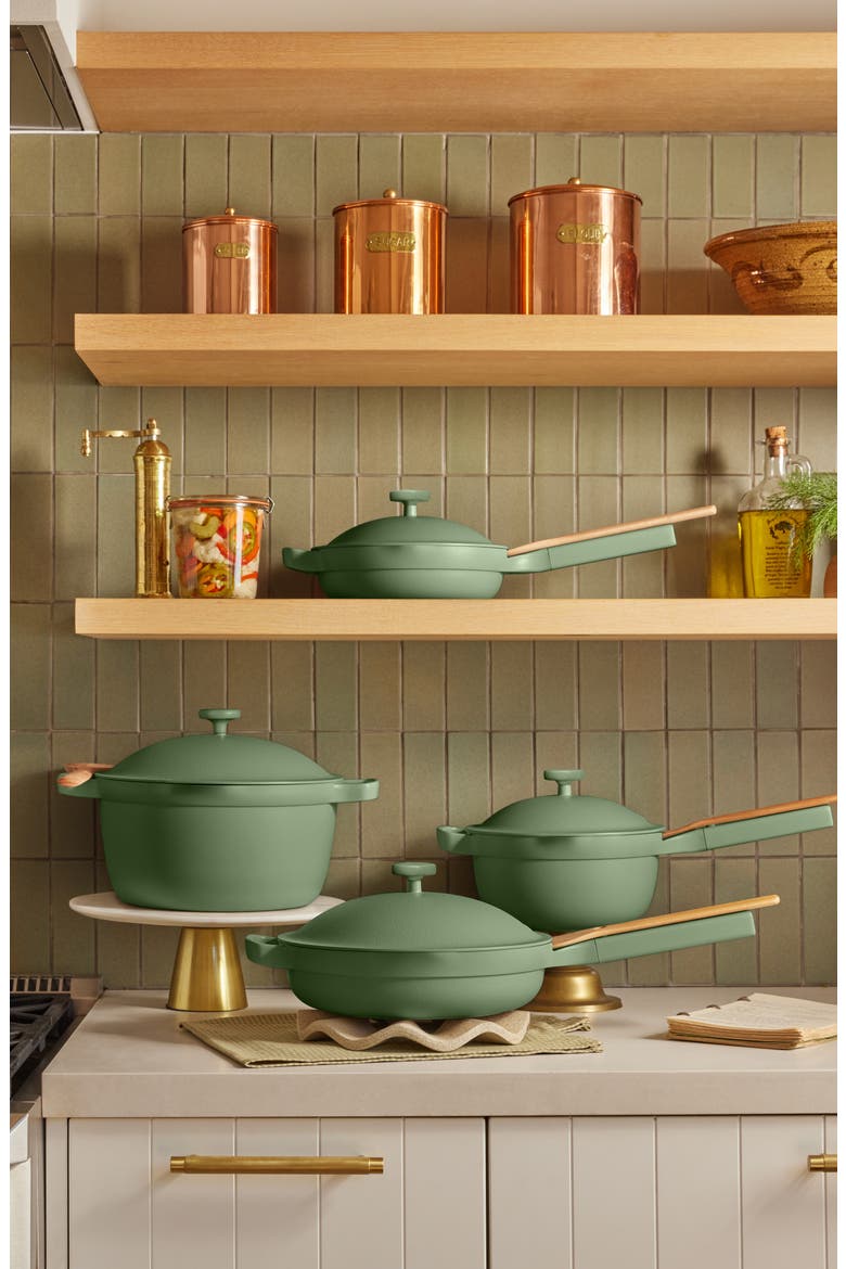 4-Piece Cookware Set, Alternate, color, SAGE