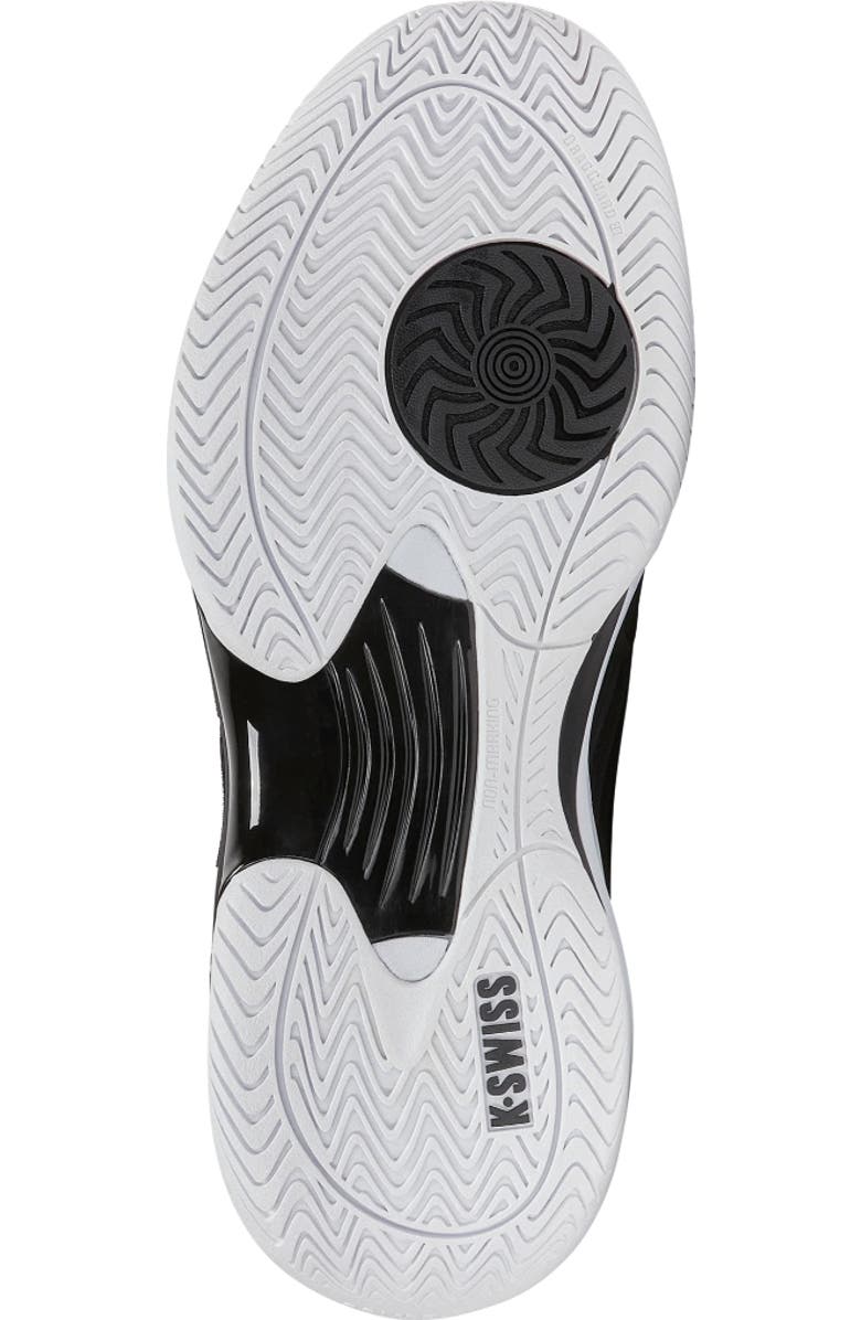 K-Swiss Hypercourt Express 3 Womens Tennis Shoes, Alternate, color, Black/White