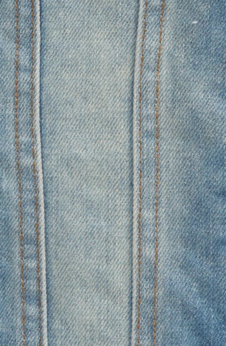 Lola + The Boys Lola & the Boys Rainbow Tassel Denim Jacket, Alternate, color, 