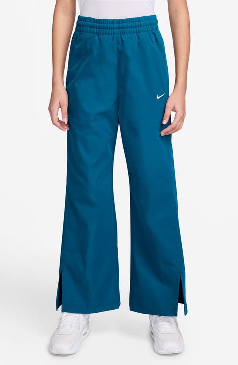 Kids' Woven Wide Leg Pants (Big Kid)