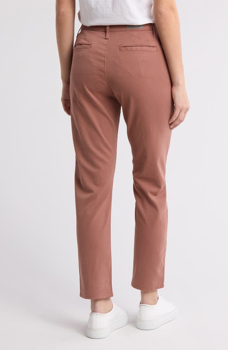 AG Caden Crop Twill Trousers, Alternate, color, Dusty Blush