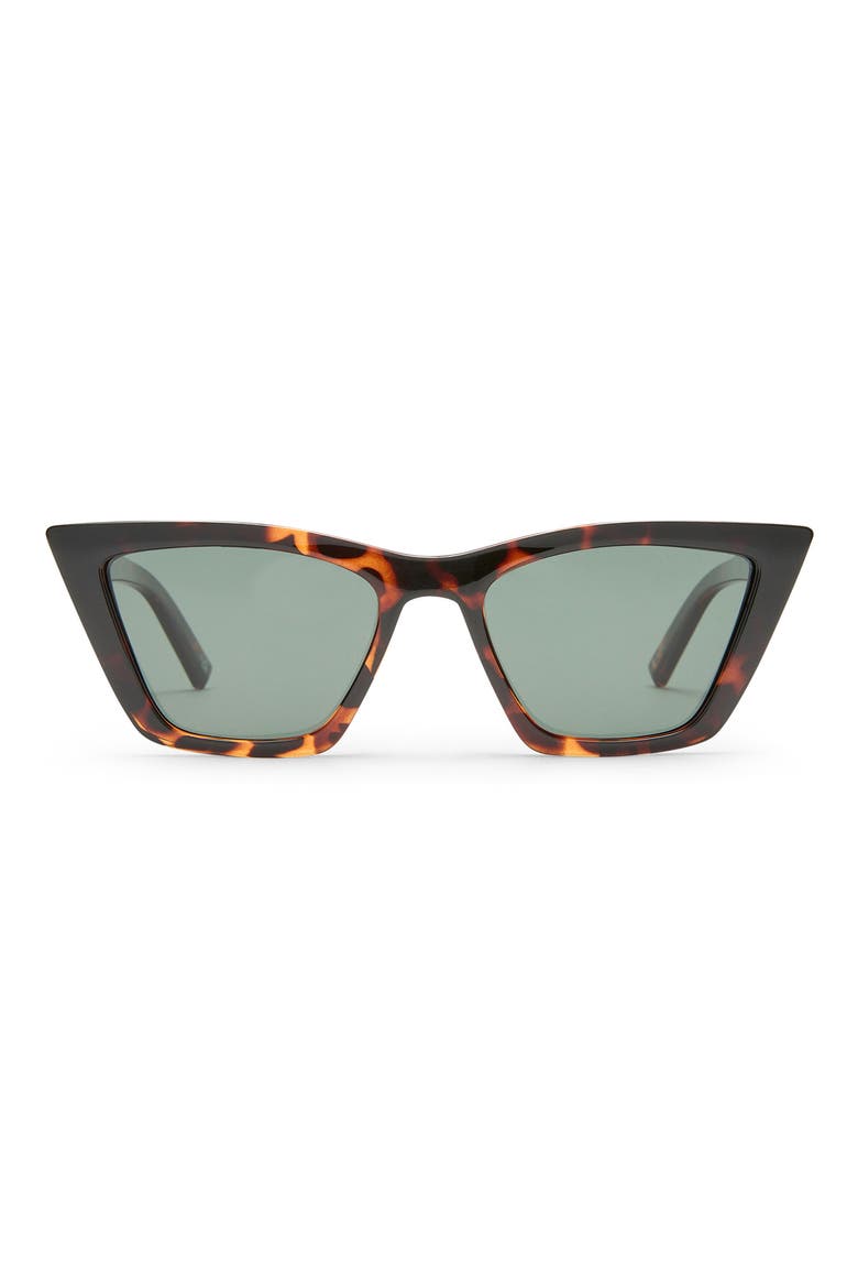 Velodrome 54mm Cat Eye Sunglasses, Main, color, DARK TORT/ KHAKI MONO POL
