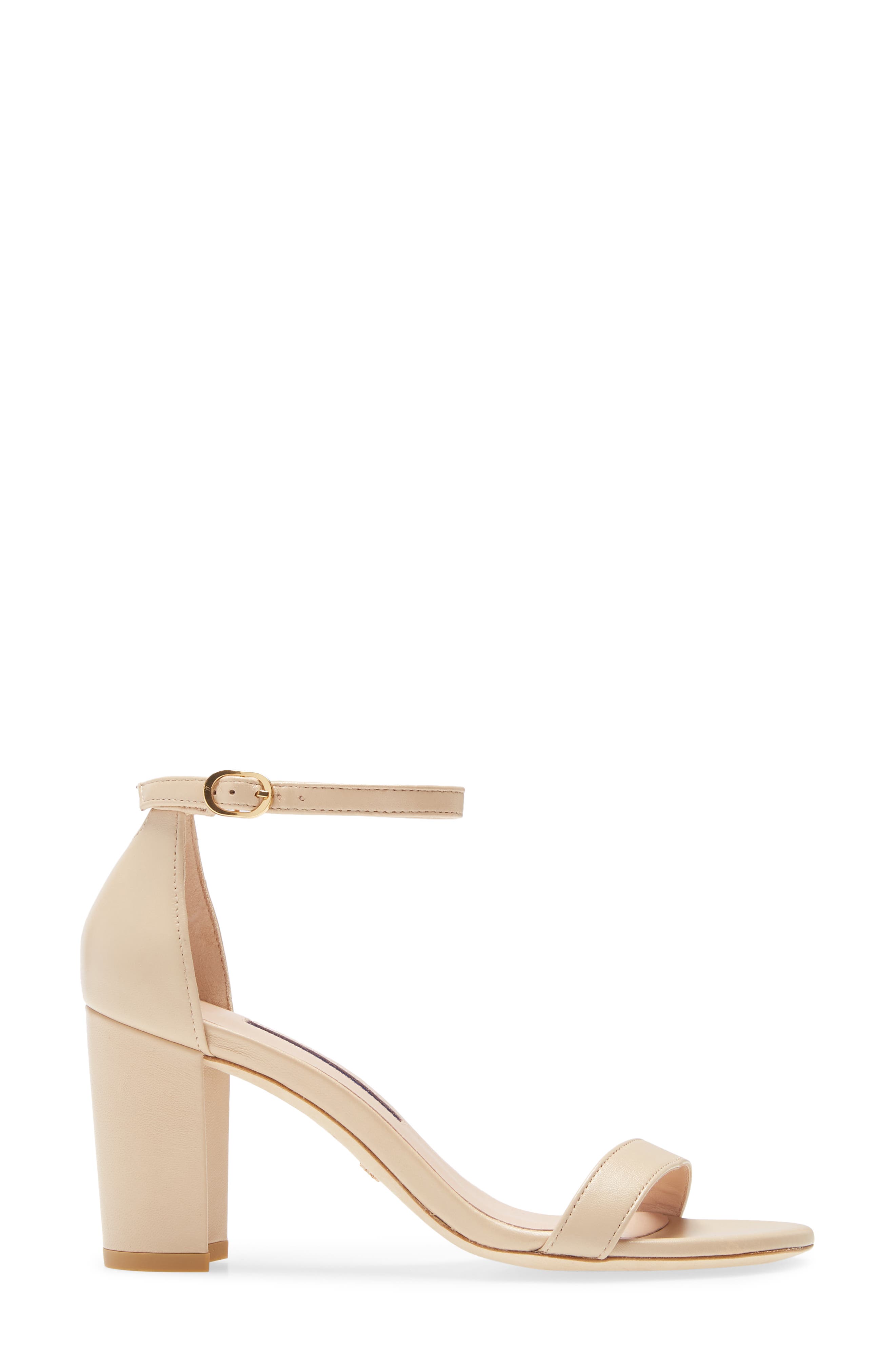 NearlyNude Ankle Strap Sandal, Alternate, color, BAMBINADNU
