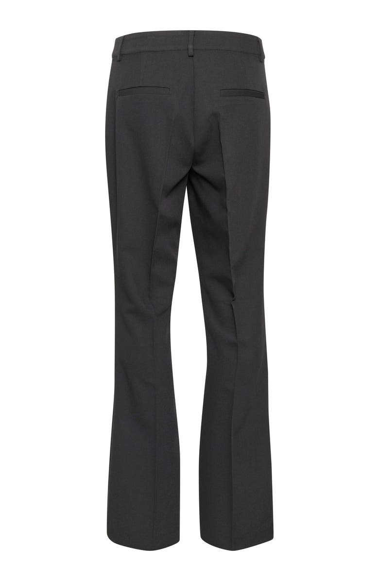 Kaffe KAsakura Flared Leg Regular Fit Trousers, Alternate, color, Black Deep