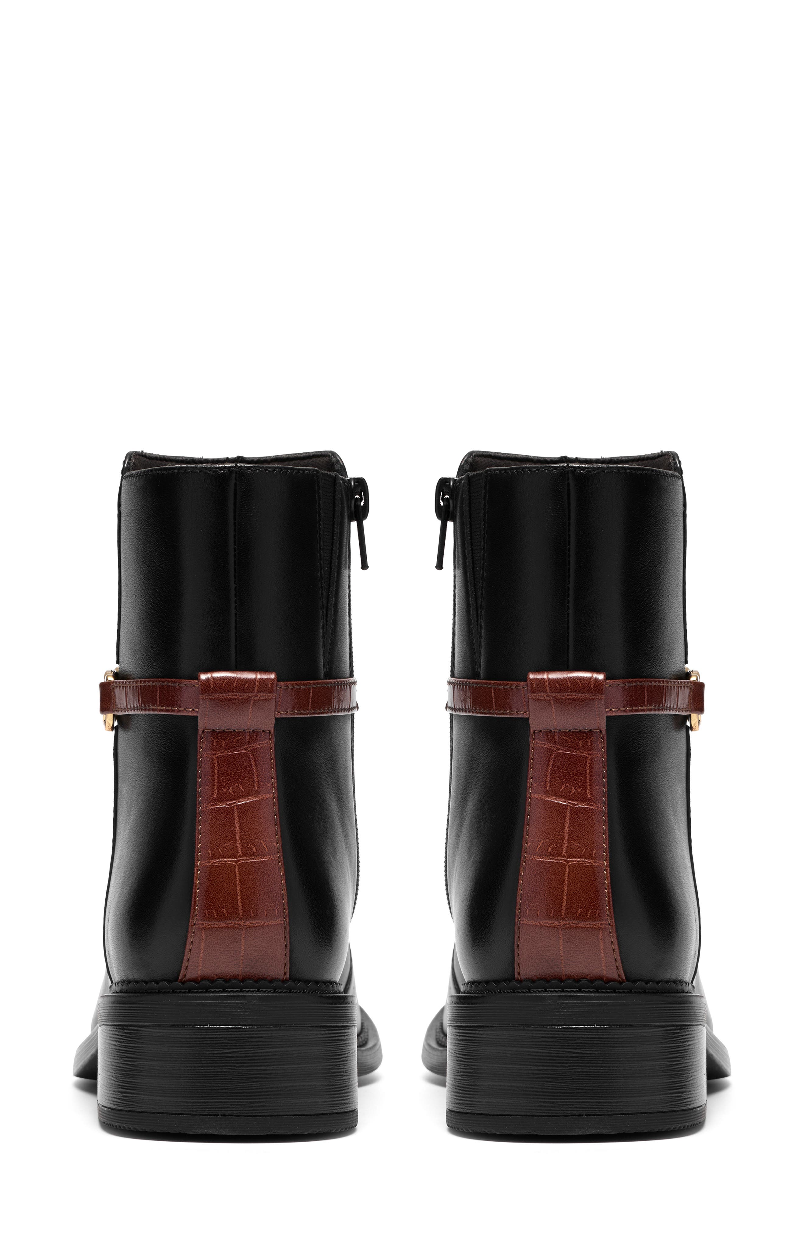 Maye Kaylie Leather Boot, Alternate, color, BLACK LEATHER