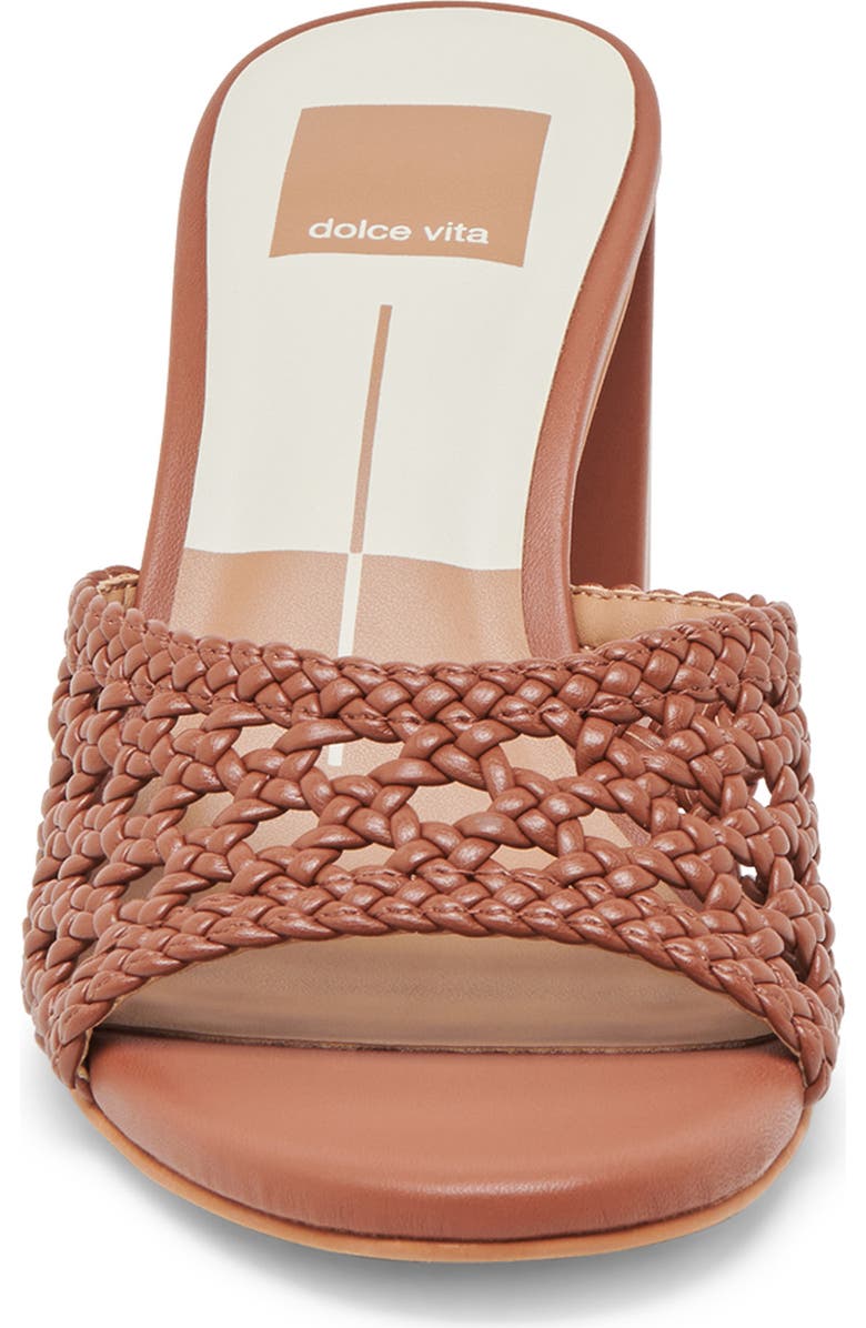Dolce Vita Margoe Slide Sandal, Alternate, color, Congac Woven Stella