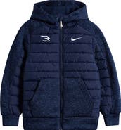 3 Brand Kids' Hybrid Hooded Puffer Jacket