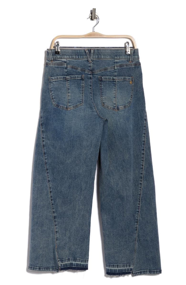 Democracy AbSolution High Waist Wide Leg Pants, Alternate, color, Mid Blue Artisanal