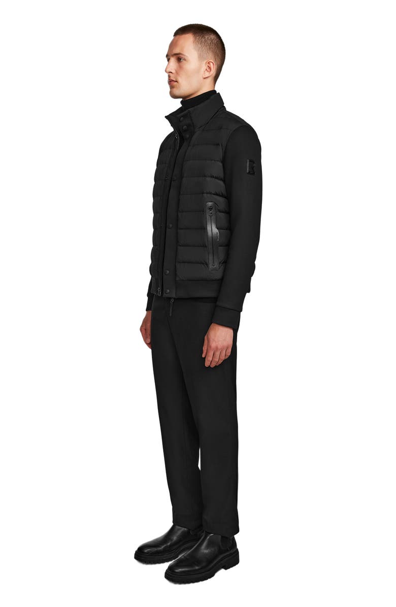 Rudsak RAGAB MEN'S HYBRID LIGHT DOWN & NEOPRENE JACKET, Alternate, color, 