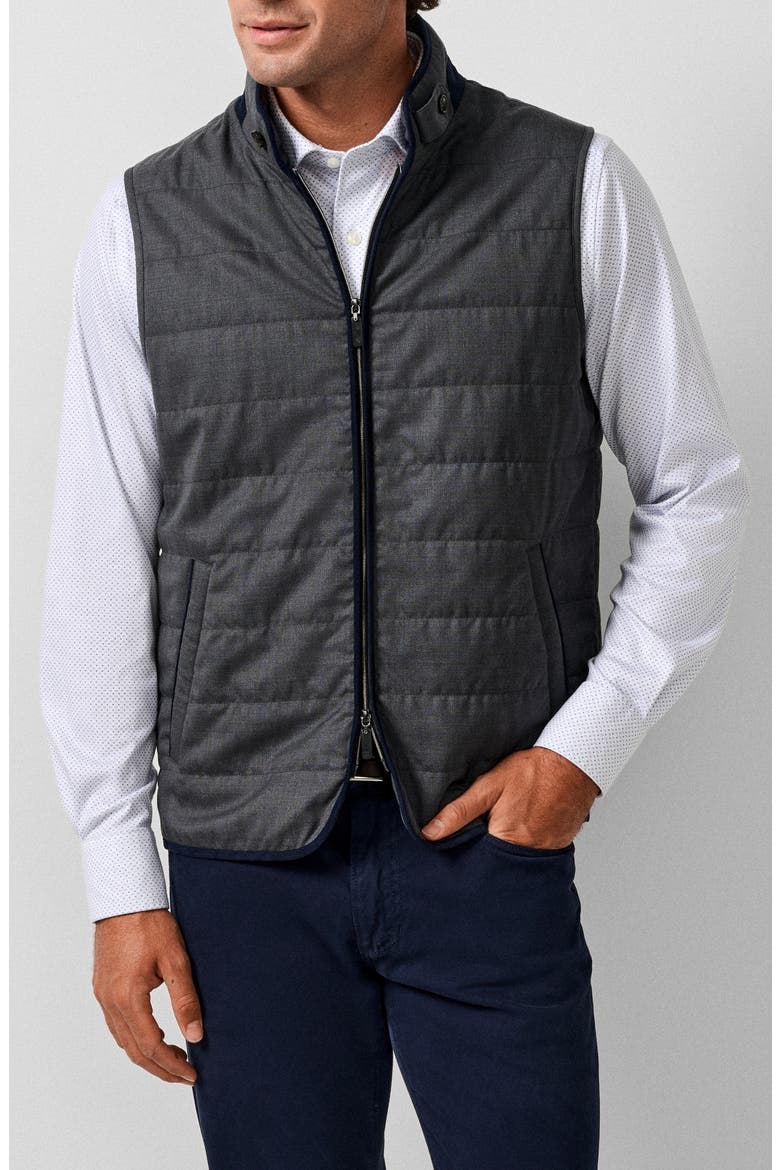 Urban Wool Vest, Main, color, STEEL