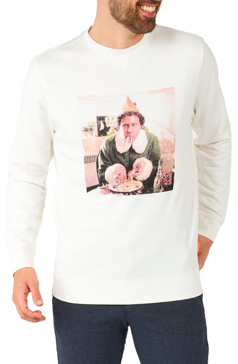 Elf Buddy's Dinner Graphic Sweatshirt