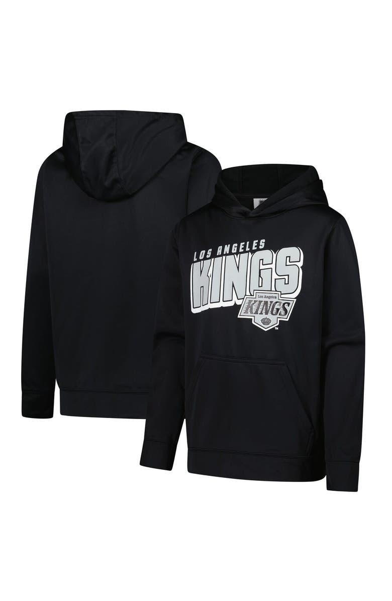 Outerstuff Youth Black Los Angeles Kings Cyber Punk Performance Hoodie, Main, color,