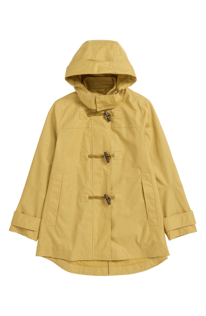 Seasalt Cornwall Sea Drift Waterproof Linen & Cotton Rain Coat, Alternate, color, Pear