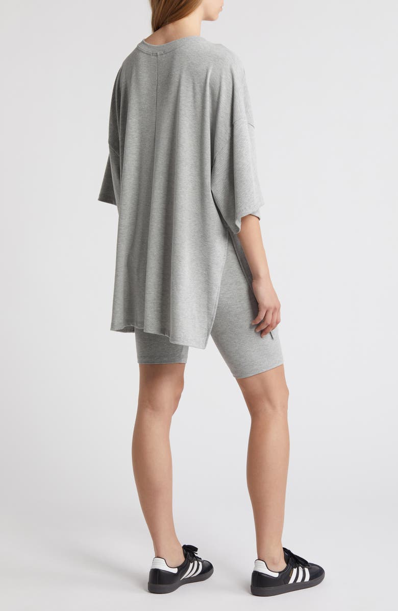 Dressed in Lala Malone Rib Oversize T-Shirt & Shorts, Alternate, color, 