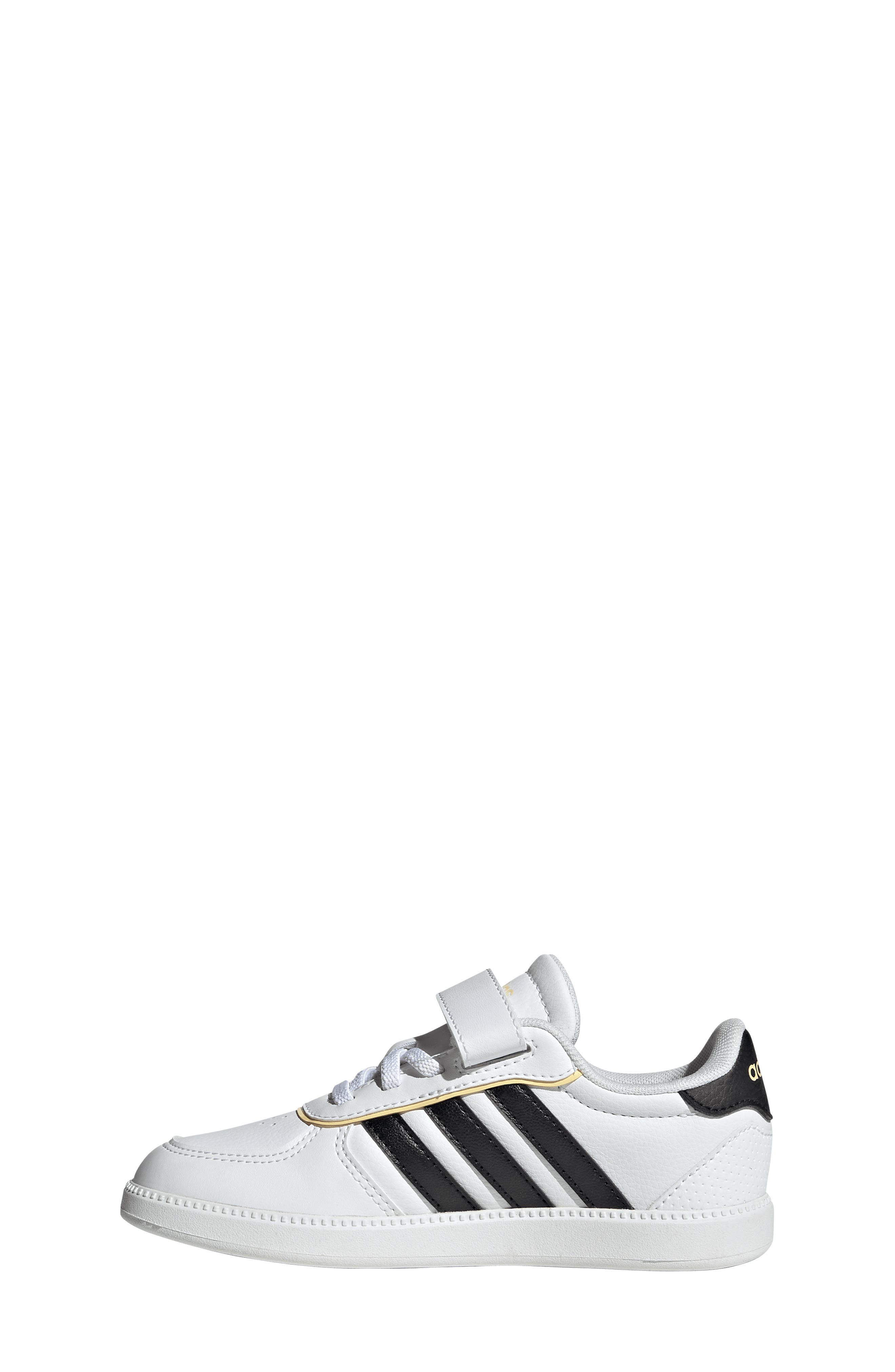 adidas Kids' Breaknet Sleek Sneaker, Alternate, color, White/ Black/ Orange Tint