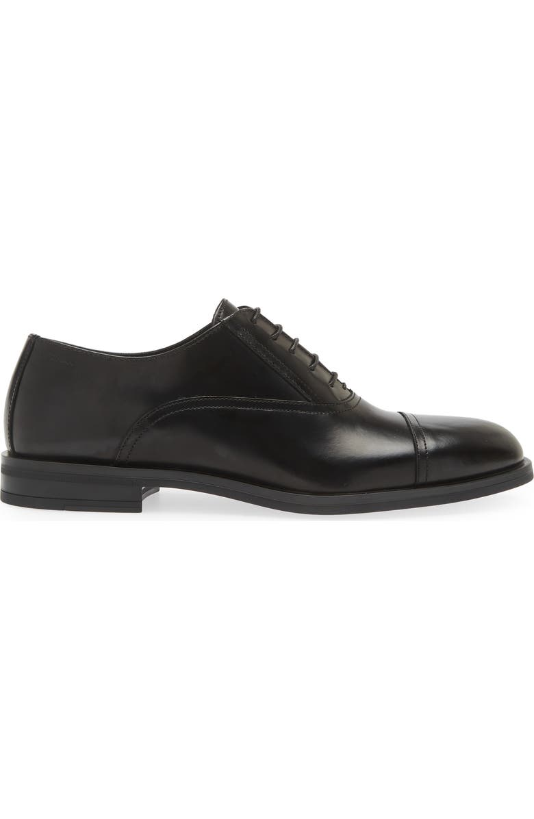 Stuart Weitzman Club Classic Cap Toe Oxford, Alternate, color, Black