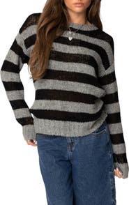 EDIKTED Stripe Sweater