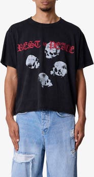 mnml Rip Cotton Graphic T-Shirt