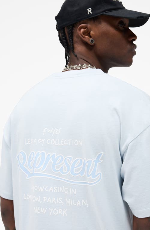 Represent Showcasing Cotton Graphic T-shirt In White