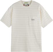 Scotch & Soda Texture Stripe T-Shirt