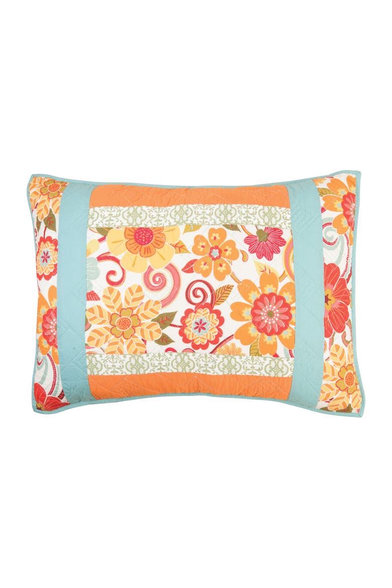 20" x 26" Indie Cotton Standard Sham - Machine Washable, Main, color, Blue