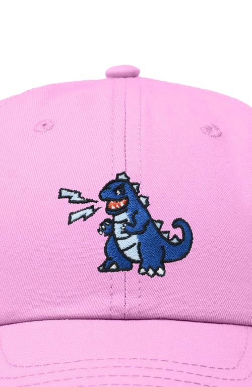 Dalix Big Lizard Cap In Light Pink