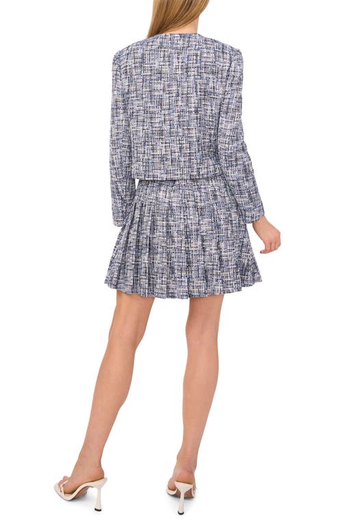 Ted Baker Tweed Jacket In Blue